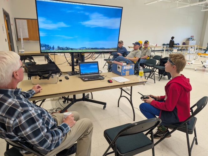 Aviation enthusiasts take control